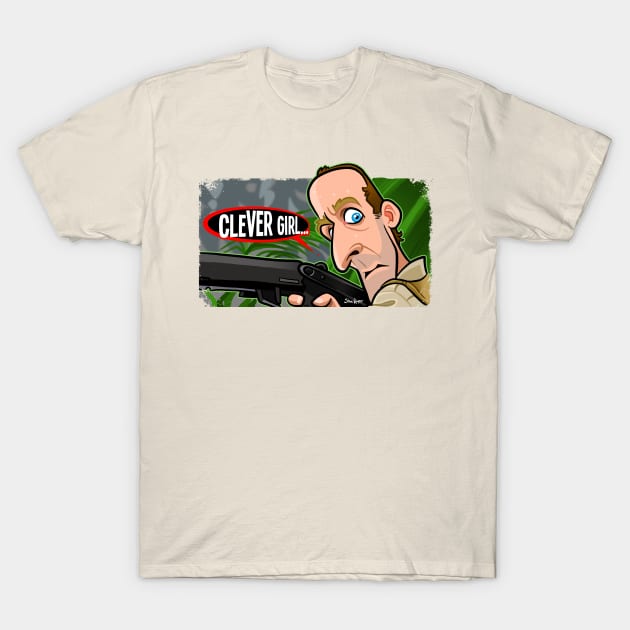 Clever Girl T-Shirt by binarygod